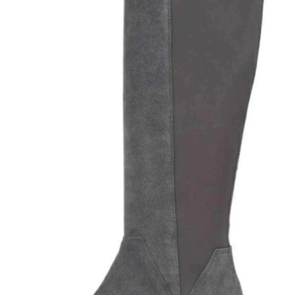 Gray Women's Knee-High Boots